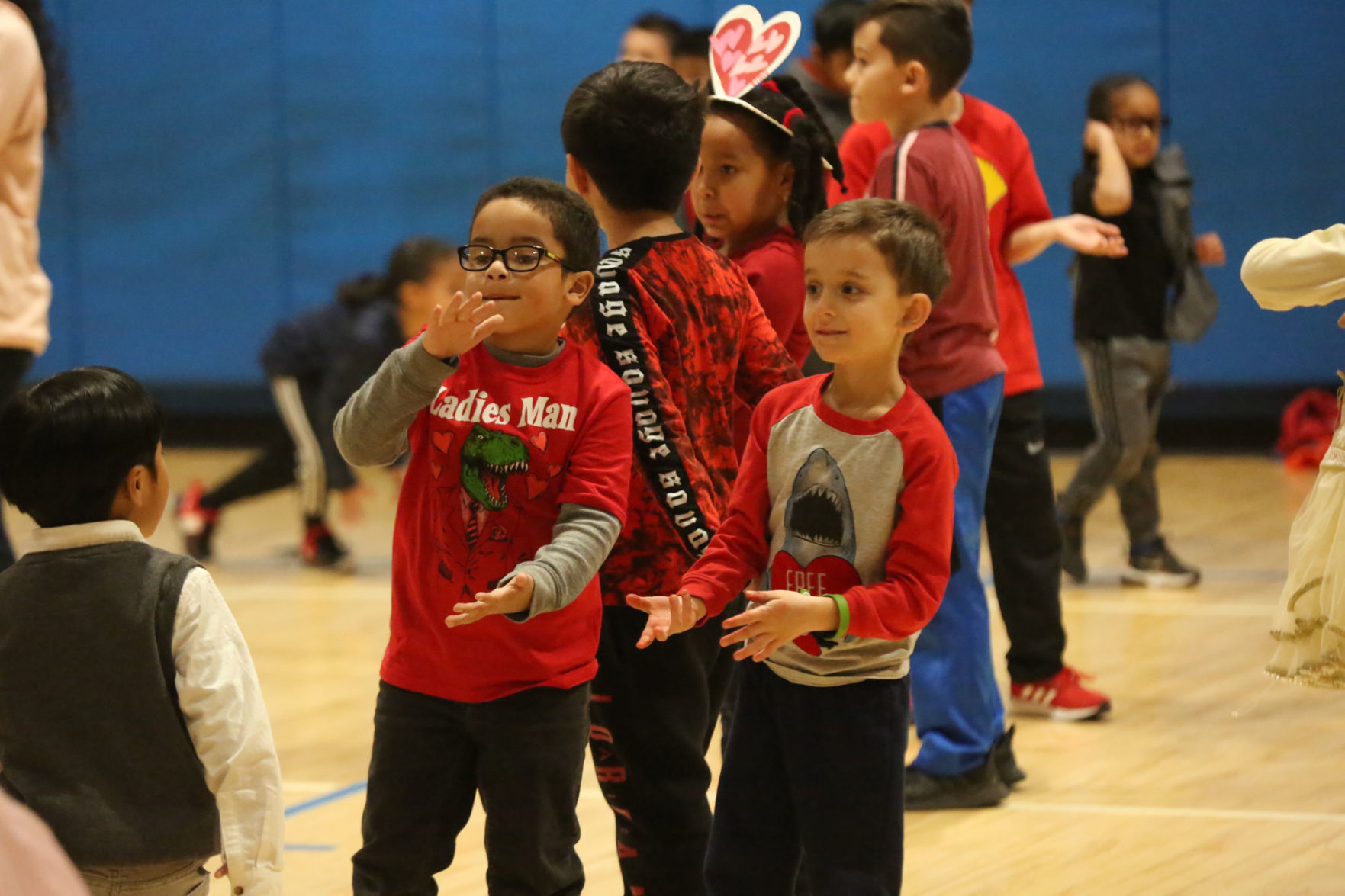 Marsh School dance and jump rope contest